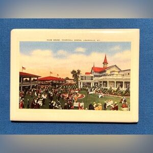 Kentucky Derby. Clubhouse at Churchill Downs Magnet. Louisville, KY. Vintage